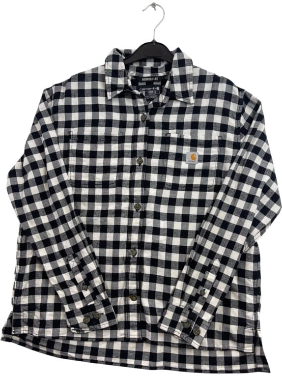 CARHARTT SHIRT WORKWEAR BLACK WHITE ΑΝΤΡΙΚΟ PRE OWNED M