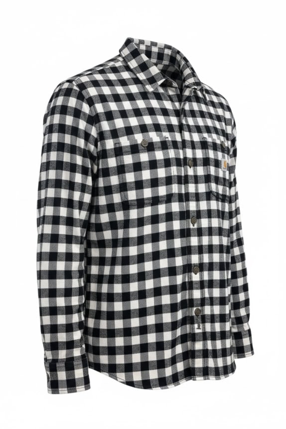CARHARTT SHIRT WORKWEAR BLACK WHITE ΑΝΤΡΙΚΟ PRE OWNED M