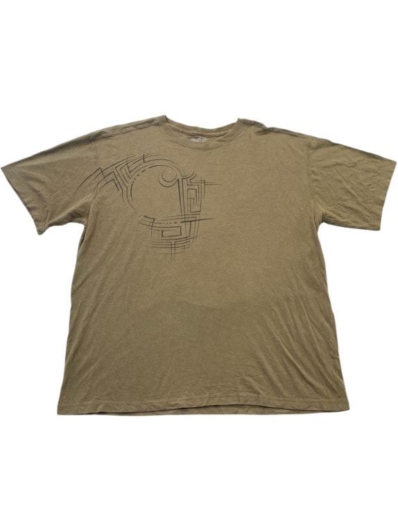 CARHARTT T SHIRT GRAPHIC OLIVE MENS PRE OWNED L