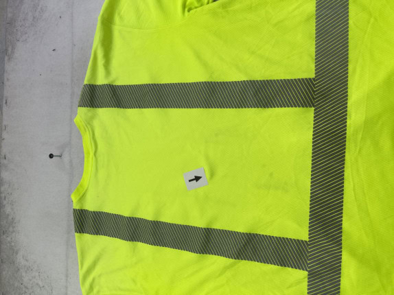 CARHARTT T SHIRT GRAPHIC NEON YELLOW ΑΝΤΡΙΚΟ PRE OWNED XL