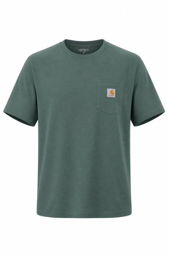 CARHARTT T SHIRT MINIMAL GREEN MEN PRE OWNED M
