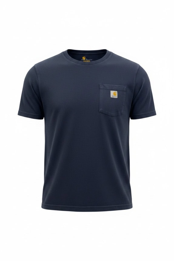CARHARTT T SHIRT MINIMAL NAVY ΑΝΤΡΙΚΟ PRE OWNED