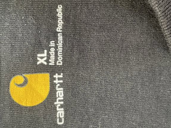 CARHARTT T SHIRT MINIMAL NAVY ΑΝΤΡΙΚΟ PRE OWNED XL