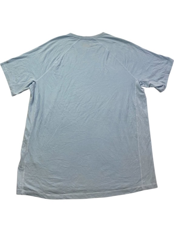 CARHARTT T SHIRT SPELL OUT ΑΝΟΙΧΤΟ ΜΠΛΕ ΑΝΤΡΙΚΟ PRE OWNED L