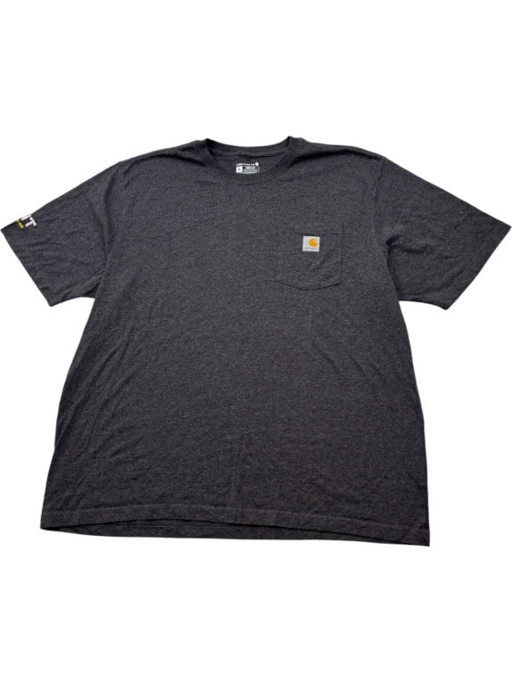 CARHARTT T SHIRT WORKWEAR CHARCOAL ΑΝΤΡΙΚΟ PRE OWNED XL
