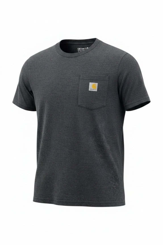 CARHARTT T SHIRT WORKWEAR CHARCOAL UNISEX PRE OWNED S