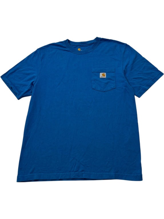 CARHARTT T SHIRT WORKWEAR ΡΟΥΑ ΜΠΛΕ ΑΝΤΡΙΚΟ PRE OWNED M