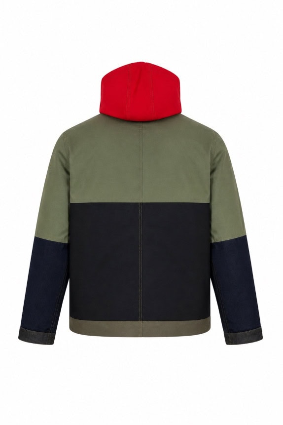 CARHARTT REWORKED JACKET STREETWEAR MULTICOLOR MENS PRE OWNED L