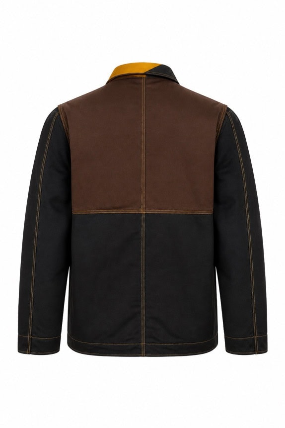 CARHARTT REWORKED GIACCA WORKWEAR NERO UOMO PRE OWNED L