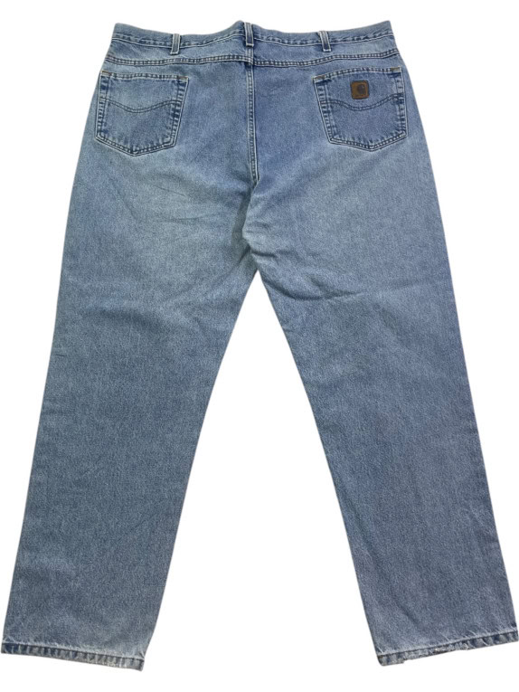 CARHARTT JEANS VINTAGE WASHED BLUE MEN PRE OWNED XXL