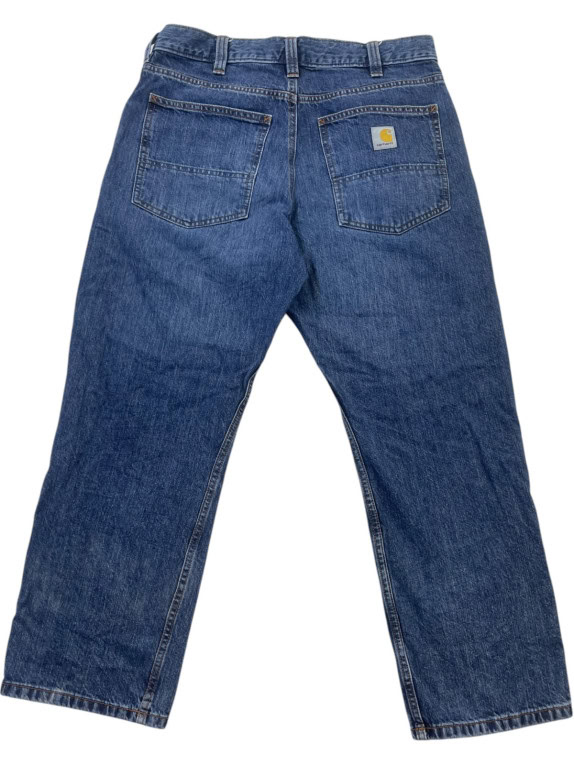 CARHARTT ΤΖΙΝ ΠΑΝΤΕΛΟΝΙ WORKWEAR WASHED BLUE ΑΝΤΡΙΚΟ PRE OWNED M