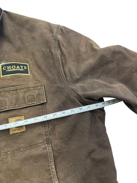 2008 CARHARTT WORK JACKET WORKWEAR BROWN ΑΝΤΡΙΚΟ PRE OWNED XL