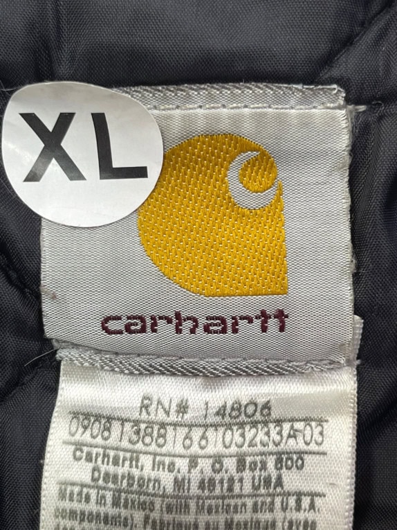 2008 CARHARTT WORK JACKET WORKWEAR BROWN ΑΝΤΡΙΚΟ PRE OWNED XL