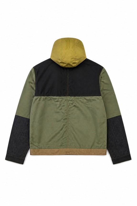 CARHARTT REWORKED  JACKET WORKWEAR GREEN MEN PRE OWNED L
