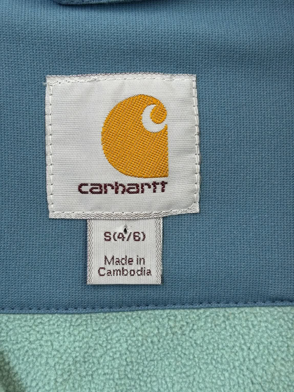 CARHARTT ΖΑΚΕΤΑ OUTDOOR ΜΠΛΕ ΓΥΝΑΙΚΕΙΟ PRE OWNED S