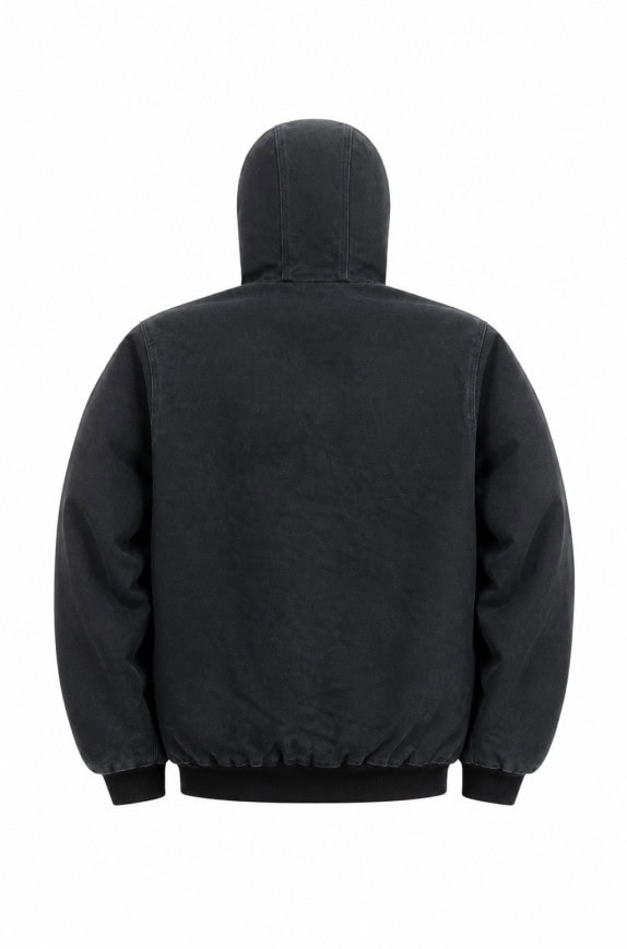 CARHARTT 2008 ZIP HOODIE MINIMAL ΜΑΥΡΟ ΑΝΤΡΙΚΟ PRE OWNED M