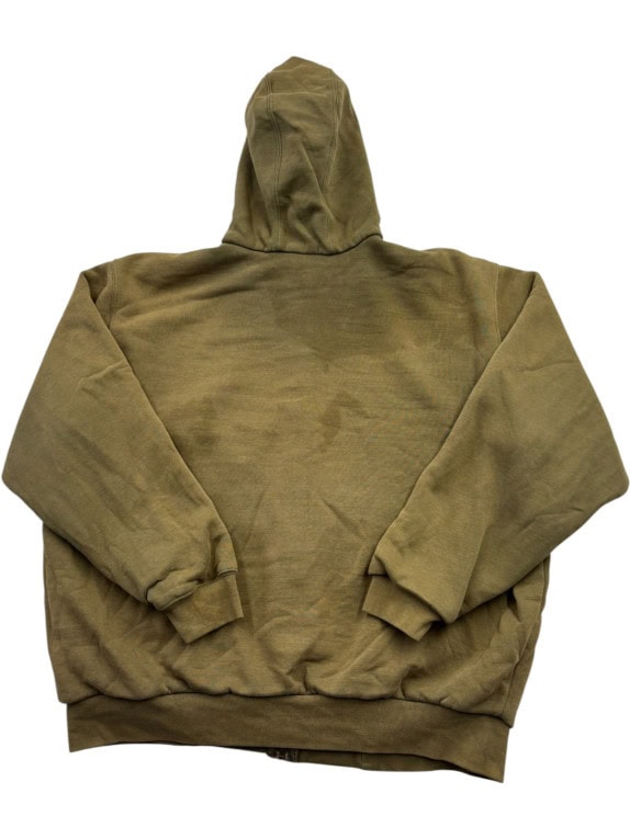CARHARTT ZIP HOODIE WORKWEAR OLIVE ΑΝΤΡΙΚΟ PRE OWNED L
