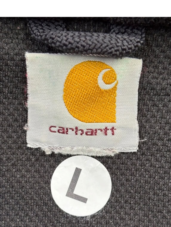 CARHARTT ZIP HOODIE WORKWEAR OLIVE ΑΝΤΡΙΚΟ PRE OWNED L