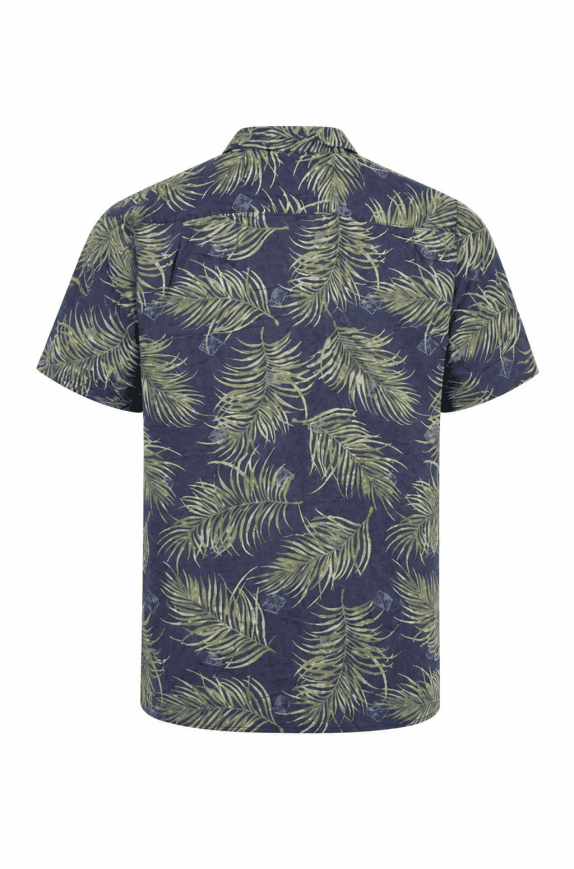 CARIBBEAN SHIRT VINTAGE BLUE MENS PRE OWNED S