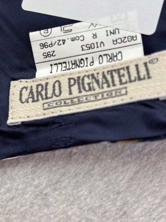 CARLO PIGNATELLI CRAVATTA FLOREALE NAVY UOMO PRE OWNED
