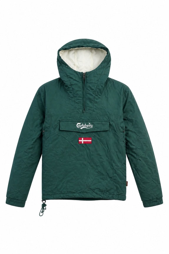 1990s CARLSBERG ΑΝΟΡΑΚ ΜΠΟΥΦΑΝ VINTAGE ΠΡΑΣΙΝΟ UNISEX PRE OWNED M