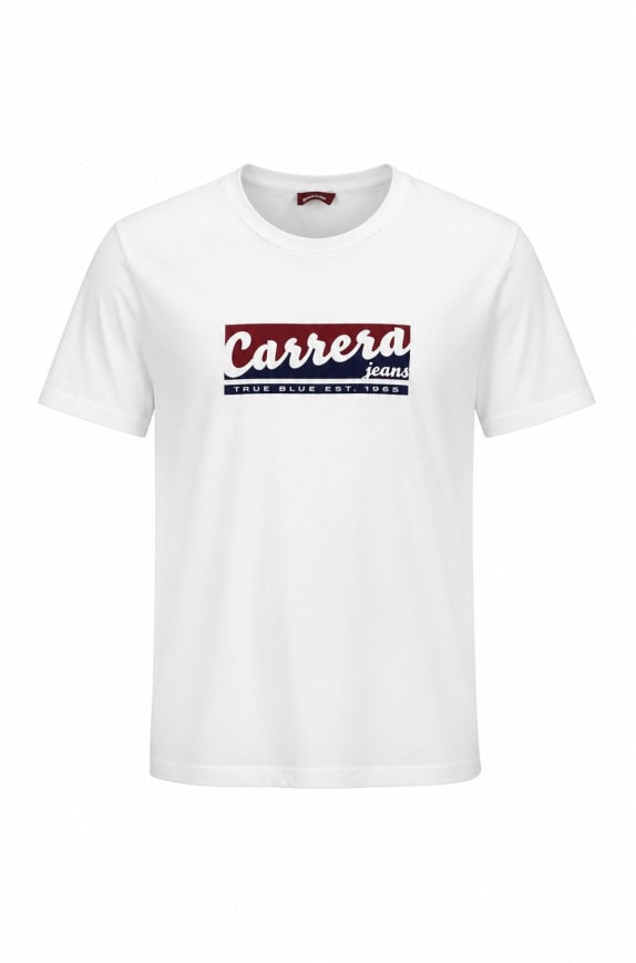 CARRERA JEANS GRAPHIC TEE BIANCO UOMO PRE OWNED