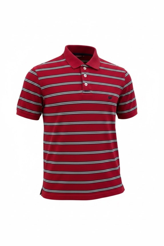 CARRERA JEANS ΜΠΛΟΥΖΑ POLO ΚΛΑΣΙΚΗ ΡΙΓΕ ΚΟΚΚΙΝΟ ΑΝΤΡΙΚΟ PRE OWNED M