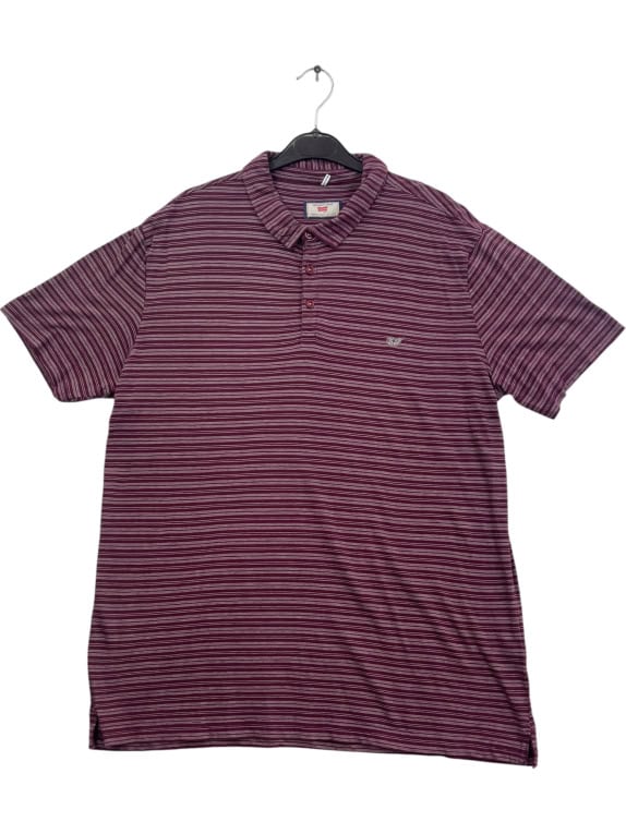 CARRERA JEANS Polo rétro bordeaux da uomo L usata