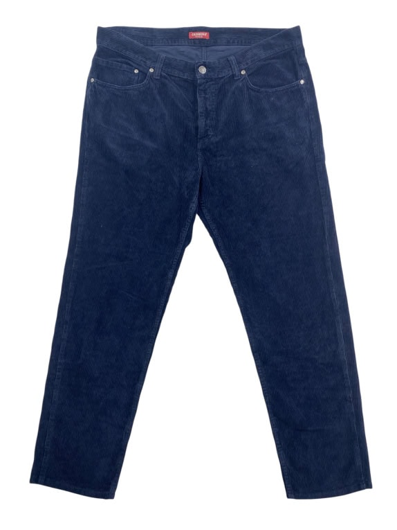 Carrera Pantaloni in velluto a coste Vintage Logo Blu Scuro Unisex XXL