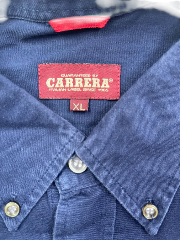CARRERA ΠΟΥΚΑΜΙΣΟ ΒΑΜΒΑΚΕΡΟ ΜΠΛΕ ΑΝΔΡΙΚΟ XL