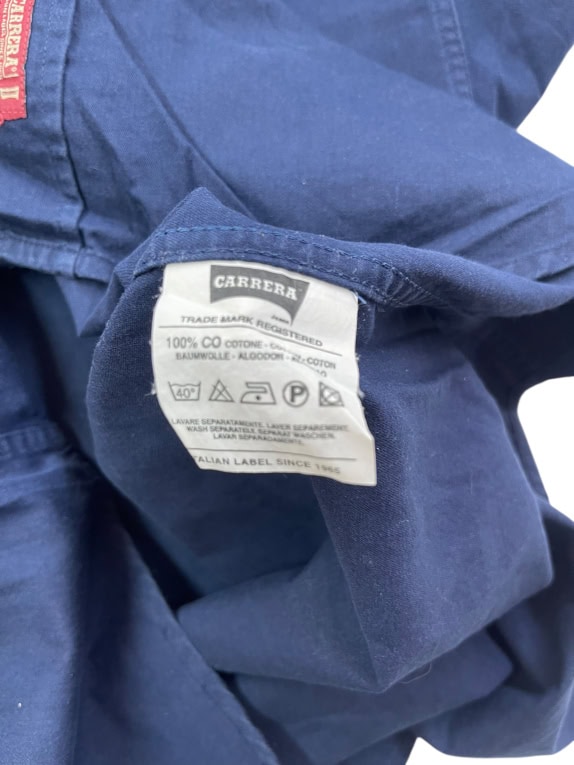 CARRERA ΠΟΥΚΑΜΙΣΟ ΒΑΜΒΑΚΕΡΟ ΜΠΛΕ ΑΝΔΡΙΚΟ XL