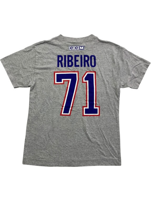 CCM NHL Montreal Canadiens Ribeiro 71 Grey T-Shirt M
