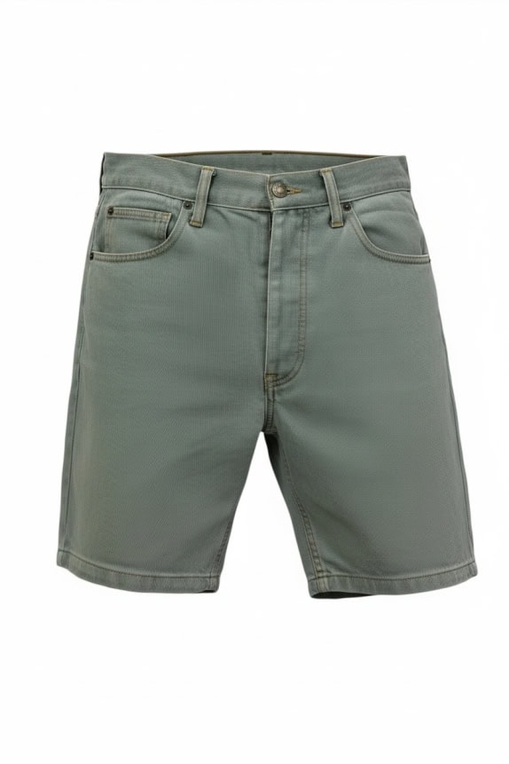 CERRUTI 1881 DENIM ΒΕΡΜΟΥΔΑ VINTAGE LOGO TAB KHAKI/GREY ΓΥΝΑΙΚΕΙΑ XS