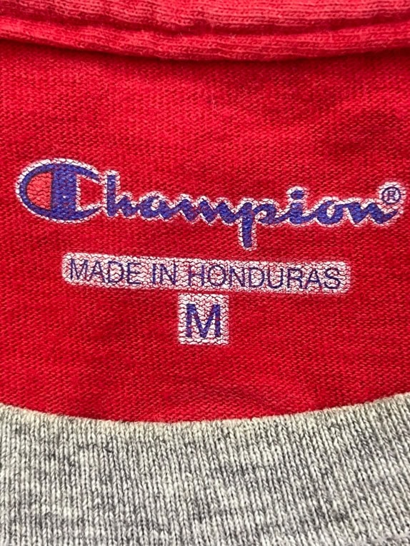 CHAMPION ΑΜΑΝΙΚΟ ΜΠΛΟΥΖΑΚΙ ATHLETIC ΚΟΚΚΙΝΟ ΑΝΤΡΙΚΟ PRE OWNED M