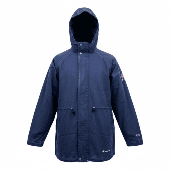 CHAMPION Ανδρικό Μπουφάν Jacket Vintage Λογότυπο Μπλε XL