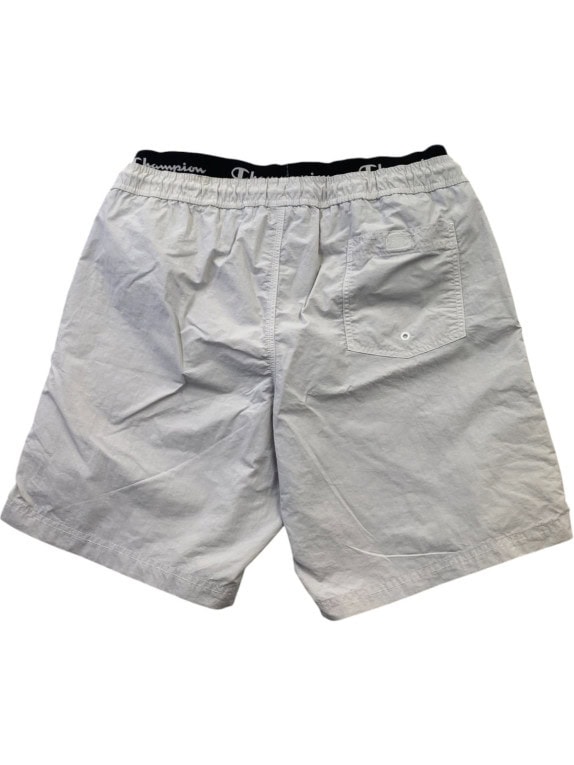 CHAMPION SPORTS SHORTS MINIMAL LIGHT GREY MEN PRE OWNED L