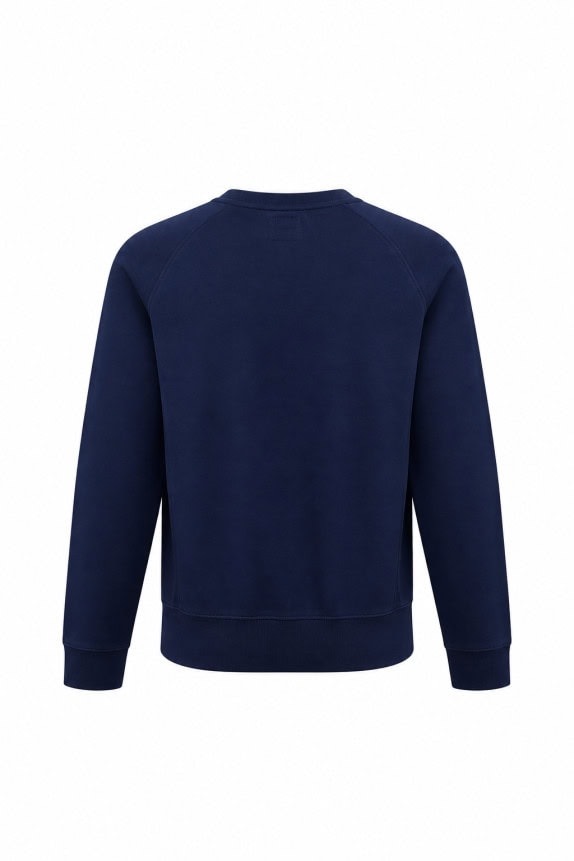 CHAMPION CREWNECK LOGO NAVY MEN PRE OWNED M