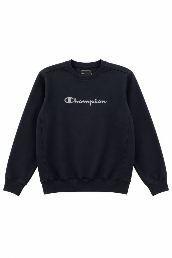 CHAMPION CREWNECK MINIMAL ΜΑΥΡΟ ΑΝΤΡΙΚΟ PRE OWNED XL