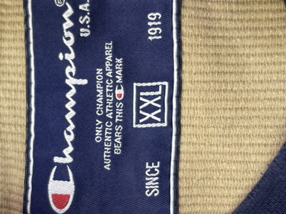 1990S CHAMPION CREWNECK MINIMAL NAVY ΑΝΤΡΙΚΟ PRE OWNED XXL