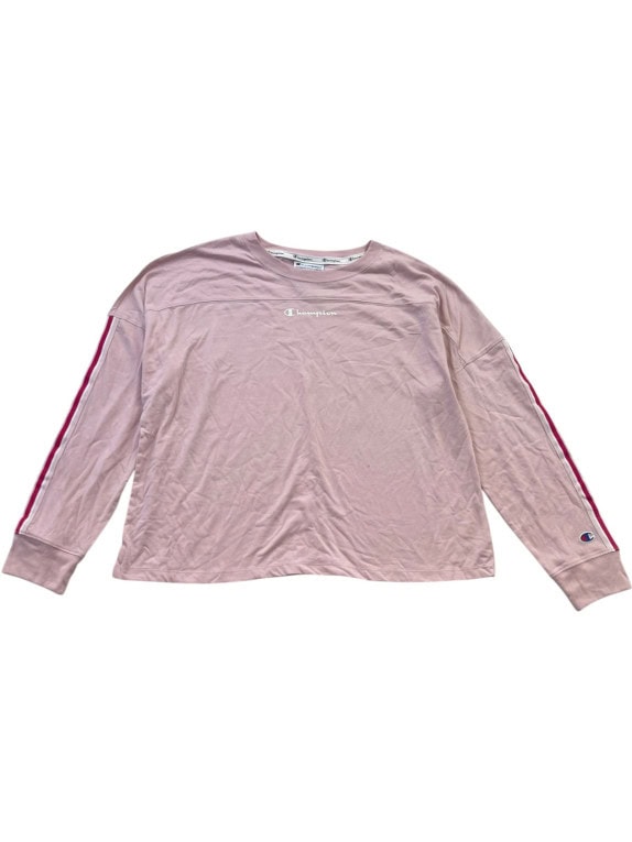 CHAMPION CREWNECK MINIMAL PINK ΓΥΝΑΙΚΕΙΟ PRE OWNED L