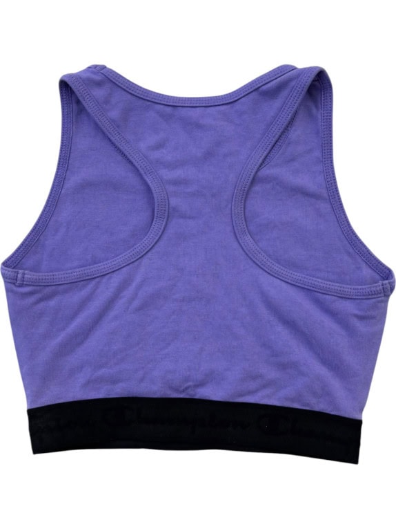 CHAMPION CROP TOP ΓΡΑΦΙΚΟ ΜΩΒ ΓΥΝΑΙΚΕΙΟ PRE OWNED XS