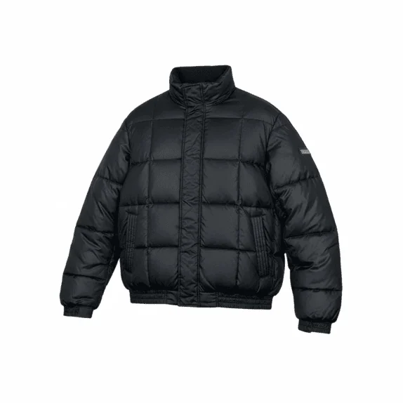 CHAMPION DUCK DOWN PUFFER JACKET ΜΑΥΡΟ - XXL
