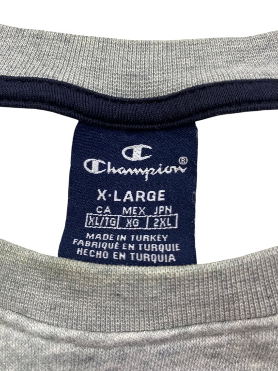 CHAMPION ΦΟΥΤΕΡ CASUAL LOGO ΓΚΡΙ ΑΝΔΡΙΚΟ XL