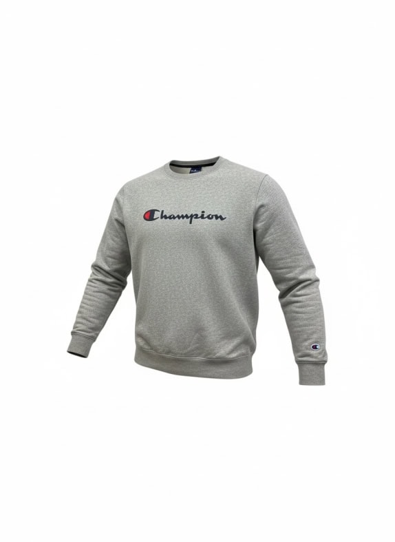 CHAMPION ΦΟΥΤΕΡ CASUAL LOGO ΓΚΡΙ ΑΝΔΡΙΚΟ XL