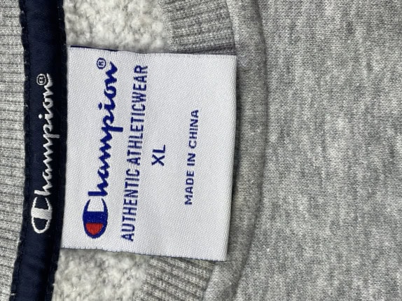 CHAMPION ΦΟΥΤΕΡ CREWNECK CROPPED ΓΚΡΙ ΓΥΝΑΙΚΕΙΟ PRE OWNED XL