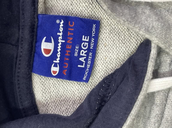 CHAMPION ΦΟΥΤΕΡ ΜΕ ΚΟΥΚΟΥΛΑ SPORTSWEAR ΓΚΡΙ ΑΝΤΡΙΚΟ PRE OWNED L
