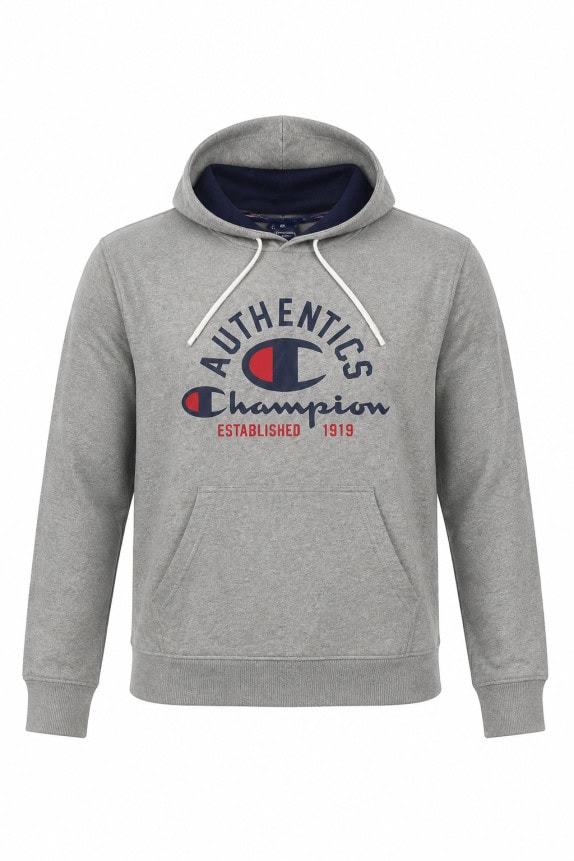 CHAMPION ΦΟΥΤΕΡ ΜΕ ΚΟΥΚΟΥΛΑ SPORTSWEAR ΓΚΡΙ ΑΝΤΡΙΚΟ PRE OWNED L
