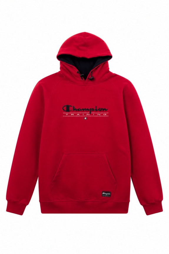 CHAMPION HOODIE SPORTSWEAR RED MENS PRE OWNED M