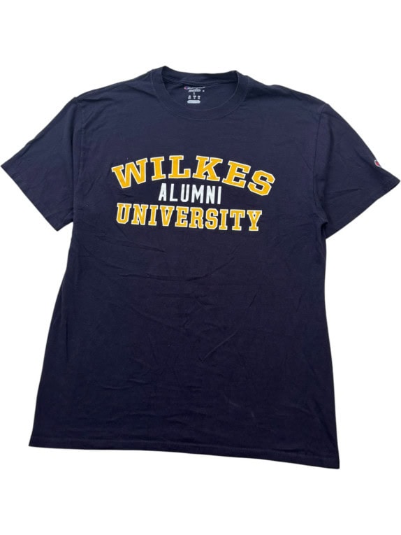 CHAMPION T SHIRT GRAFICA COLLEGIATE NAVY UOMO PRE OWNED L
