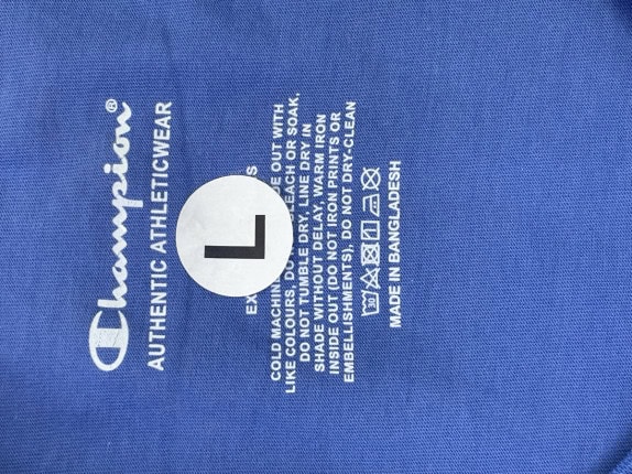 CHAMPION GRAPHIC TEE BLUE ΑΝΤΡΙΚΟ PRE OWNED L